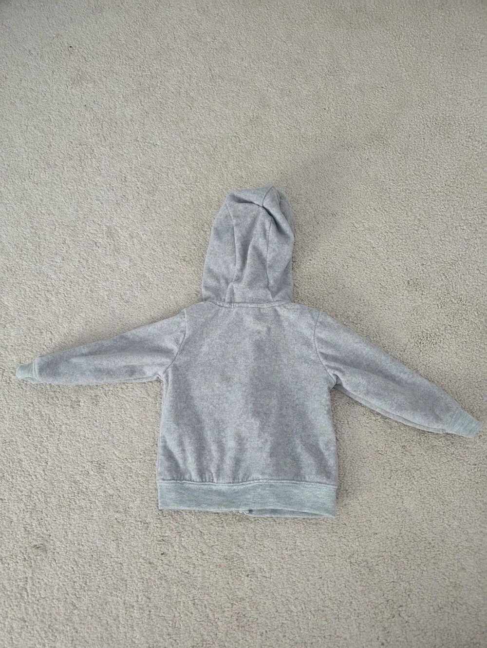 Baby Boy 12m Fuzzy Gray Jacket